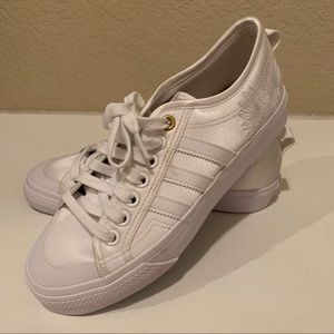 Adidas Nizza Floral Tennis Shoes NWOT